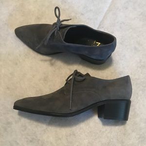 Marc Fisher lace up ankle booties